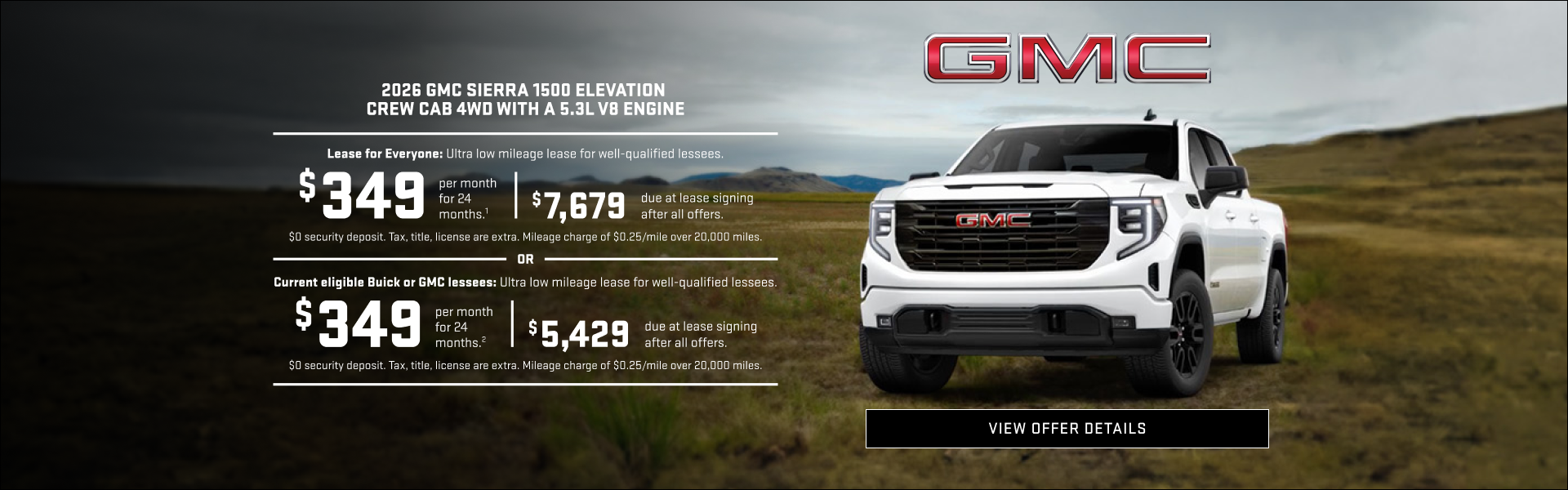 Lease for Everyone: Ultra low mileage lease for well-qualified lessees.

$349 per month for 24 mo...
