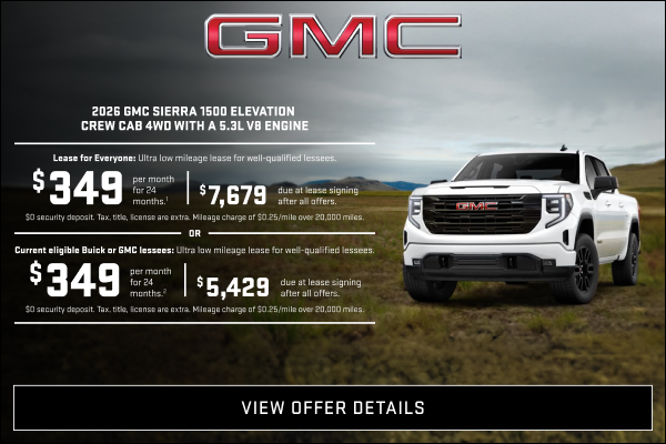 Lease for Everyone: Ultra low mileage lease for well-qualified lessees.

$349 per month for 24 mo...